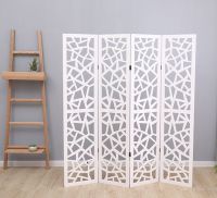 4 Panel  Cut Out  Room Divider