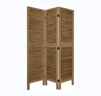 D'Topgrace 3Panel  Wooden Room Divider   Foldable Room Divider