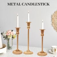 European-style wrought iron candlestick white decoration romantic wedding table candle candlelight dinner light luxury candlestick &iuml;&frac14;?MOQ&iuml;&frac14;?1000PCS&iuml;&frac14;?