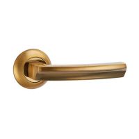 Classical Design Good Quality Zinc Alloy Door Handle on Rosette (Rose)