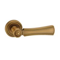 Popular Design Good Quality Zinc Alloy Door Handle on Rosette (Rose)