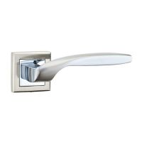 Popular Design Good Quality Zinc Alloy Door Handle on Rosette (Rose)