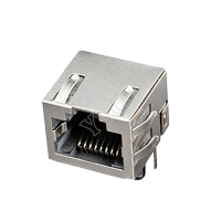 6563 Series RJ45 Network Socket/8P8C/Single Port/Shielded/Shrapnel