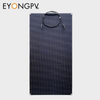 100W All Full Black Flexible Bendable Solar Panel