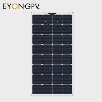 190W Flexible Bendable Solar Panel for Roof Marine RV Cabin Van Car