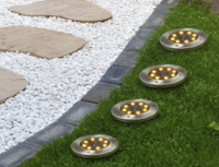 LED solar ceiling  lights set of 4 pcs