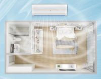 China Resources 2P wall-mounted air conditioner for both heating and cooling