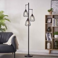 3-lights vintage tree floor lamps indoor light