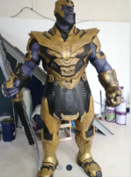 Custom Hyper Realistic 3D Printing Lifesize Marvel Thanos Fiberglass Sculpture