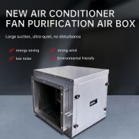 New air-conditioning fan purifying air box (using medium-efficiency bag filtration, the purification efficiency reaches 90%)