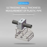 Ultrasonic wall thickness measurement of plastic pipes, customized products