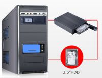 Tray-less 3.5Inch SATA / SAS Hot Swap Hdd Mobile Rack for 5.25&quot; Bay