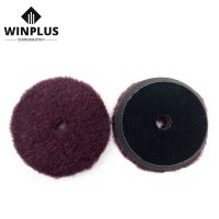 Maroon Buffing Wool Pad 5 Inch 100% Wool Dual Action Polisher Pas For Car Polishing