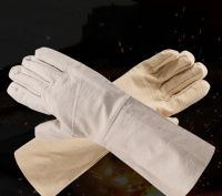 24-line Canvas Gloves, White Canvas