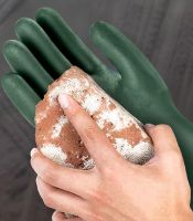 Fully immersed rubber thickened anti-slip PVC gloves, acid and alkali resistant chemical gloves, waterproof and oil-resistant