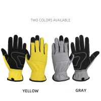 Multifunctional lightweight gloves made of ultra-fine thickened leather for gardening. Resistant to wear and slip-resistant