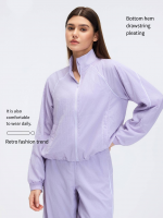 Stand Collar Windbreaker - Cropped Casual Cycling