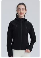 Cropped Waterproof Windbreaker - Slim Fit Sport