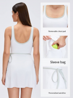Built-In Bra Tennis Dress - Anti