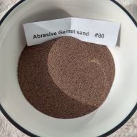washed and filtered CNC waterjet cutting Garnet sand 80 mesh grain gritz