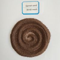 Almandine garnet sand abrasive rock garnet sand 30/60 mesh for wet and dry sandblasting media 30-60 mesh