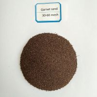 Almandine Garnet sand abrasive sand 30/60 mesh for wet and dry sandblasting media blasting sand