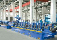 HF welded pipe mill line, tube welding line