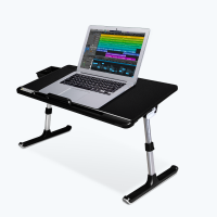 Original design folding table height adjustable desk bedside table portable laptop stand for bed standing laptop table