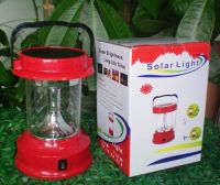 Protable solar emergency LED light Solar lantern Cell phone charger