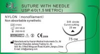 Non absorbable nylon sutures