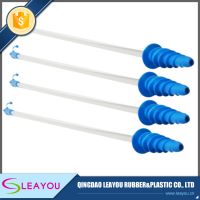 Blue umbrella catheter with cap