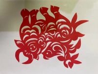 Chinese paper-cuts,Magpies symbolizes good luck