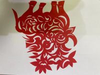 Chinsese paper-cuts,The cuckoo is a herald of spring