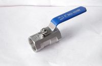 Stainless steel wire-thread one-piece ball valve