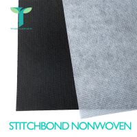 100% Recycled Polyester Stitchbond Nonwoven Material Rpet Stitch Bond Non Woven Fabric