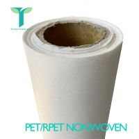 Eco-friendly 100% Rpet Polyester Recycle Pet Spunbond Non Woven Fabric For Non-woven Bag Sublimation