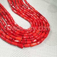 Natural Bamboo Coral Necklace