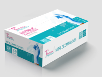 ASTM 1671 disposable nitrile examiantion gloves, pure nitirle gloves