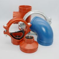 Grooved Fittings, Ductile Iron Pipe Fittings for Fire Fighting System