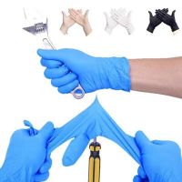 High elasticity Disposable Non sterilized Medical examination Nitrile gloves