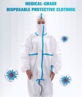 FD*A EU certified TYPE 3 disinfection examination surgical non sterile hospital clinic coverall isolation gown