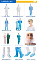 China EU TYPE 3 disinfection examination surgical non sterile medical Chemical protective coverall isolation gown