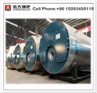 Oil fired steam boiler