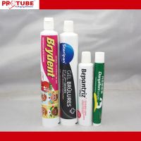 Toothpaste tube packaging