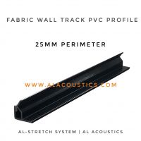 Al-Track: Fabric Wall Track PVC Profile