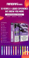disposable e-cig with nicotine salt e-liquid