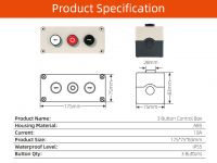 3 Button Control Box AAVAQ Door And Gate Automation