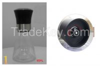 Coffee & Salt & Pepper Grinder with glass jar Ceramic Stainless Core