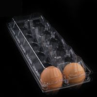 High Transparent PET material Chicken Quail Duck Egg Packing trays 12pcs Egg Tray 12cts Egg Box 12 cavities Egg Carton 12 cells Egg Container 12 holes Egg Crate 12 counts Egg Packet