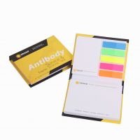 Factory Custom Promotional Memo Pad Fluorescent Paper Sticky Notepad